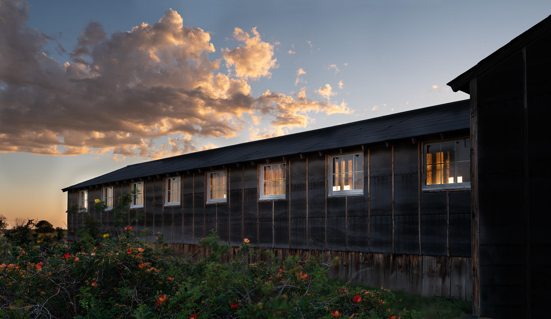 <div class="storycaption">
	<div class="galleryIntroTextArea holder">
		<div class="galleryIntroTextContent">
			<div class="galleryIntroTextContentInside">
				<div class="frishhead">
					WWII INTERNMENT CAMP BARRACKS 
				</div>
				<div class="frishsubhead">
					MINIDOKA, IDAHO 
				</div>
				<div class="frishtext">
					During WWII, Americans of Japanese ancestry on the West Coast of the United States were forced into internment camps hastily built in remote inland areas of the West. Minidoka, also known as Hunt Camp, is located in scrubland about 25 miles north of Twin Falls. At its peak it housed over 9,000 Japanese Americans in tar paper barracks lacking running water. This is the only original unremodeled barracks in any of the 10 relocation camps. Between 110,000 and 120,000 people of Japanese ancestry were subject to this mass exclusion program, of whom about 80,000 were full U.S. citizens born in America. 
				</div>
				<div class="frishdate">
					PHOTOGRAPHED: 2019 
				</div>
			</div>
		</div>
	</div>
</div> : IMAGES : Ghosts of Segregation