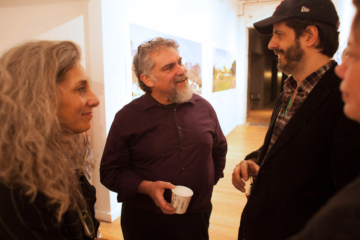 Frishman talks with Brandt and Soth at the opening of American Splendor. : INSTALLATIONS : Ghosts of Segregation